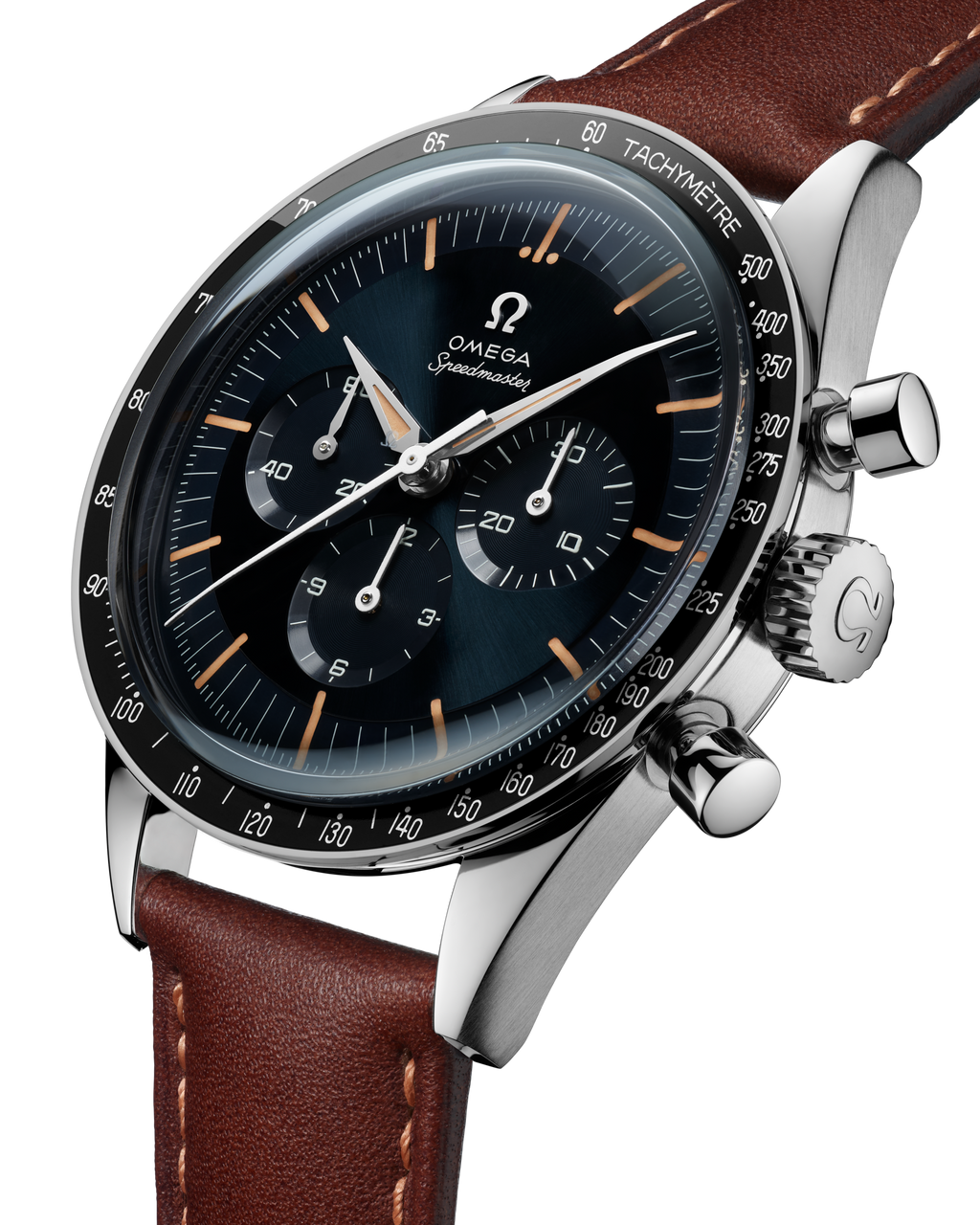 Unworn, Omega Speedmaster First Omega in Space, Co-Axial Chronograph, 39,7mm, Ref# 310.32.40.50.06.002, box and papers