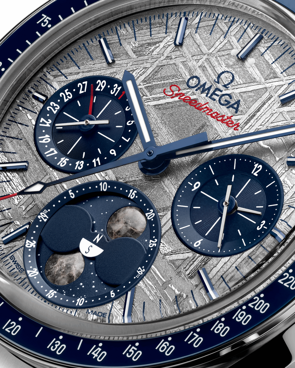 Unworn, Omega Speedmaster Moonphase, Stainless Steel, Chronograph, 43 mm, Ref# 304.30.43.52.06.001, box and papers