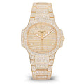 Patek Philippe Nautilus Haute Joaillerie Ladies Automatic Watch, 18K Rose Gold and Diamonds, 35,2mm, Ref# 7118/1450R-001