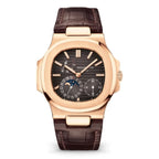 Patek Philippe Nautilus Date, Moon Phases Watch, 18k Rose Gold, 40mm, Ref# 5712R-001