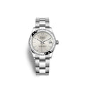 Rolex Datejust 31, Oystersteel, 18kt White Gold and diamonds, Ref# 278344RBR-0013