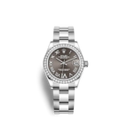 Rolex Datejust 31, Oystersteel, 18kt White Gold and diamonds, Ref# 278384RBR-0031