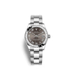 Rolex Datejust 31, Oystersteel, 18kt White Gold and diamonds, Ref# 278344RBR-0023