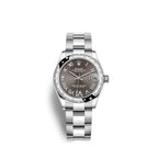Rolex Datejust 31, Oystersteel, 18kt White Gold and diamonds, Ref# 278344RBR-0029