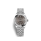 Rolex Datejust 31, Oystersteel, 18kt White Gold and diamonds, Ref# 278344RBR-0030