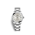 Rolex Datejust 31, Oystersteel, 18kt White Gold and diamonds, Ref# 278344RBR-0031