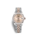 Rolex Datejust 31, Oystersteel, 18kt Everose Gold and diamonds, Ref# 278381RBR-0002