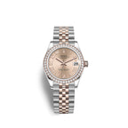 Rolex Datejust 31, Oystersteel, 18kt Everose Gold and diamonds, Ref# 278381RBR-0002
