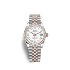 Rolex Datejust 31, Oystersteel, 18kt Everose Gold and diamonds, Ref# 278381RBR-0004