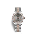 Rolex Datejust 31, Oystersteel, 18kt Everose Gold and diamonds, Ref# 278381RBR-0030