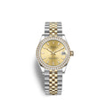 Rolex Datejust 31, Oystersteel, 18kt Yellow Gold and diamonds, Ref# 278383RBR-0014