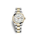 Rolex Datejust 31, Oystersteel, 18kt Yellow Gold and diamonds, Ref# 278343RBR-0027