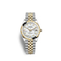 Rolex Datejust 31, Oystersteel, 18kt Yellow Gold and diamonds, Ref# 278343RBR-0028