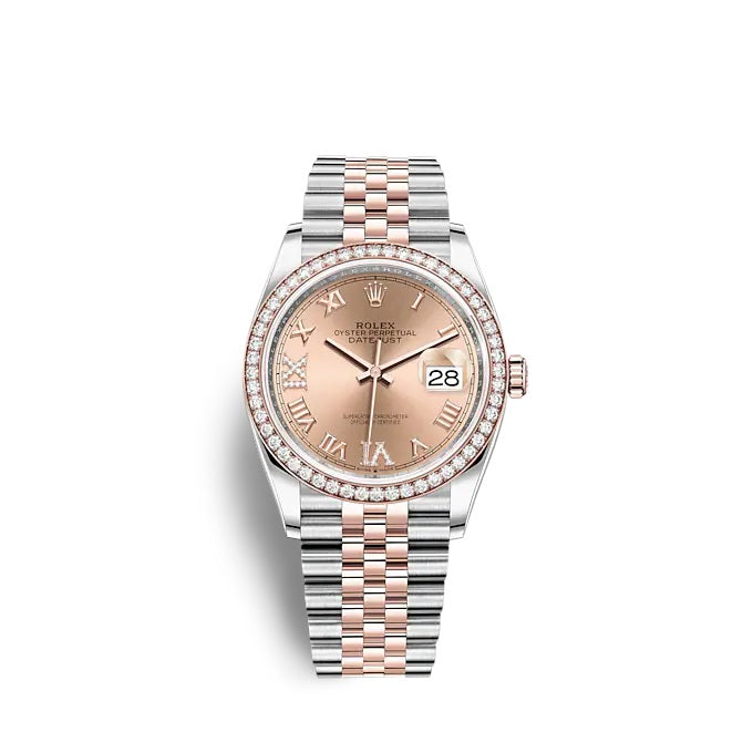 Rolex Datejust 36 Oystersteel and Everose gold Ref# 126281RBR-0015