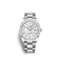 Rolex Datejust 36 Oystersteel and white gold Ref# 126284RBR-0012