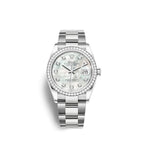 Rolex Datejust 36 Oystersteel and white gold Ref# 126284RBR-0012