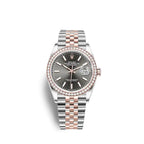 Rolex Datejust 36 Oystersteel and Everose gold Ref# 126281RBR-0001