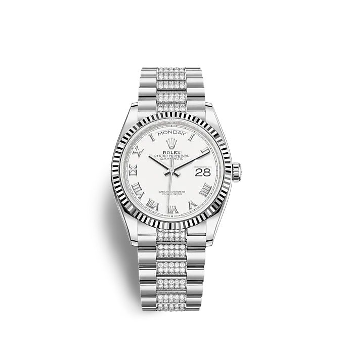 Rolex Day-Date 36 White gold Ref# 128239-0039