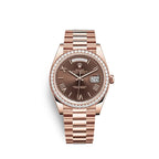 Rolex Day-Date 40 Everose gold Ref# 228345RBR-0009