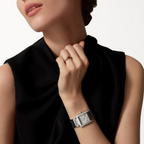 Unworn Cartier Tank Francaise, Stainless Steel, Diamonds, 32mm x 27mm, Ref# W4TA0021, box and papers