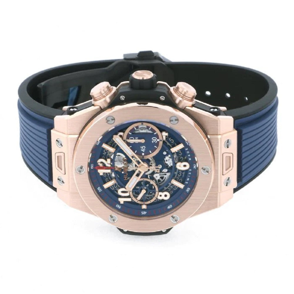 Hublot Big Bang, Unico King Gold Blue, 44mm, Ref# 421.OX.5180.RX, Unworn 2024
