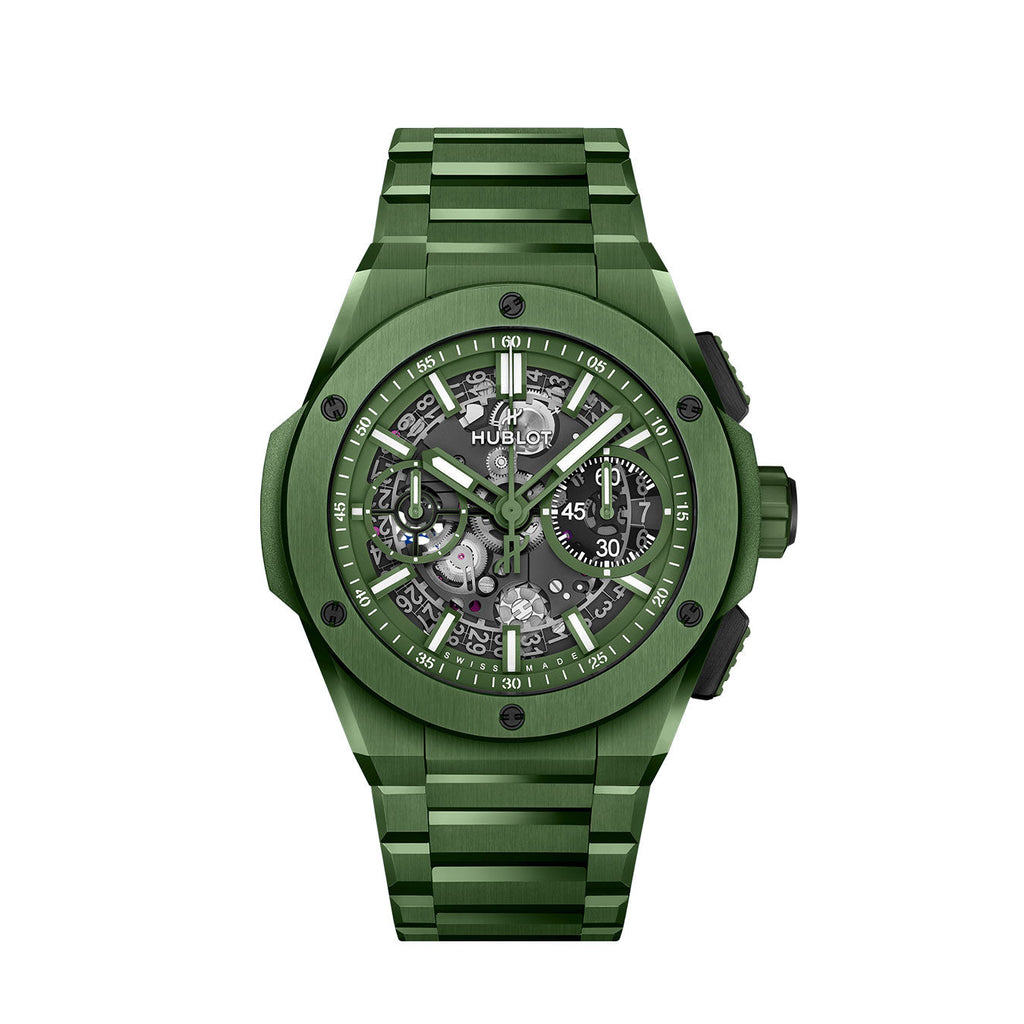 Hublot Big Bang INTEGRATED GREEN CERAMIC, 42mm, Ref# 451.GX.5220.GX, Unworn 2025